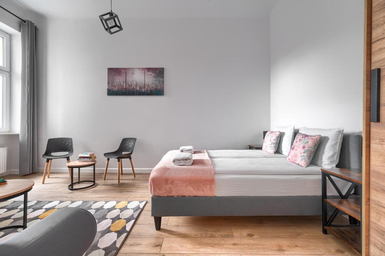 Margi Eos Apartament Large & Balcony Daire Szczecin Dış mekan fotoğraf